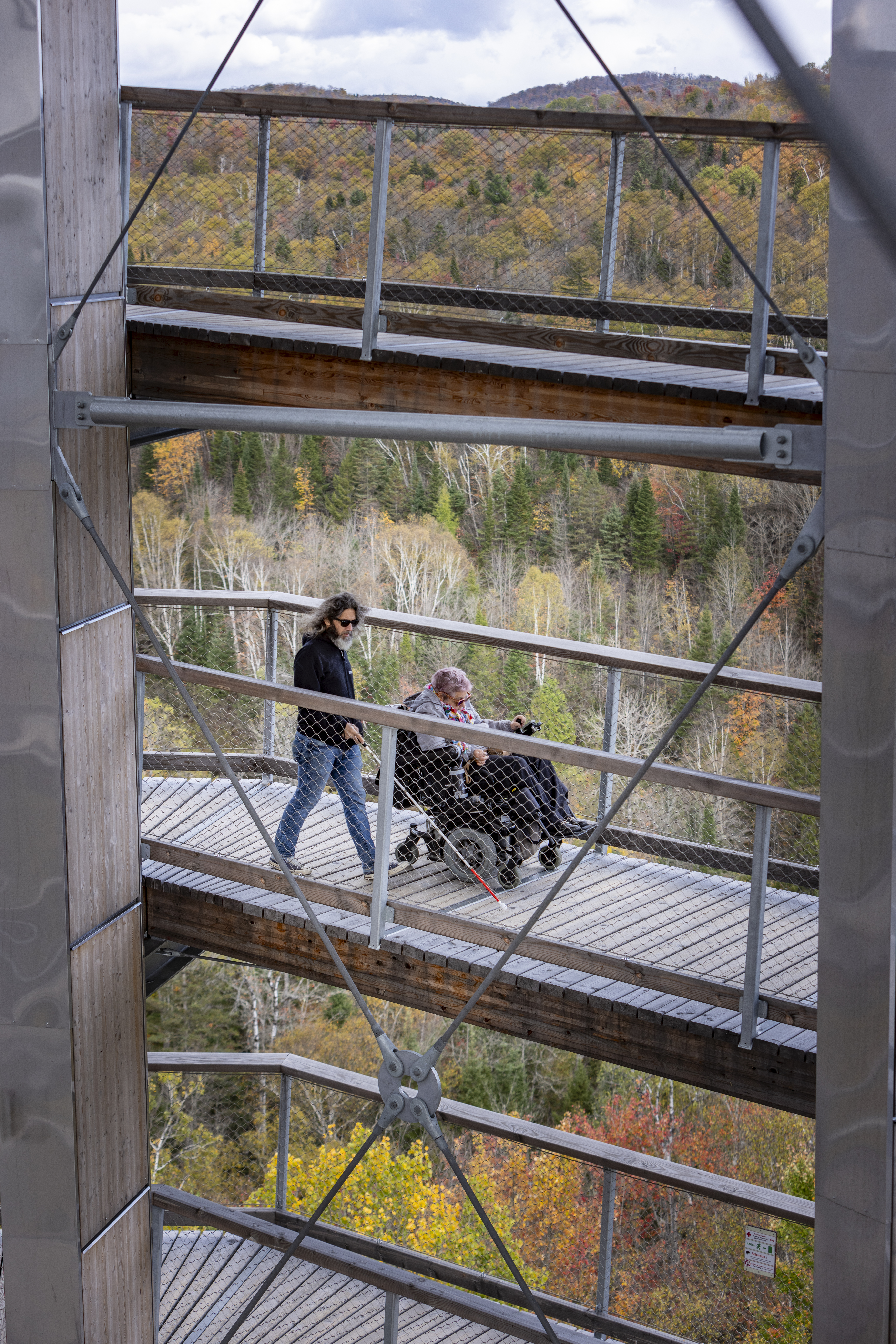 Le sentier des cimes des Laurentides Le sentier des cimes des Laurentides